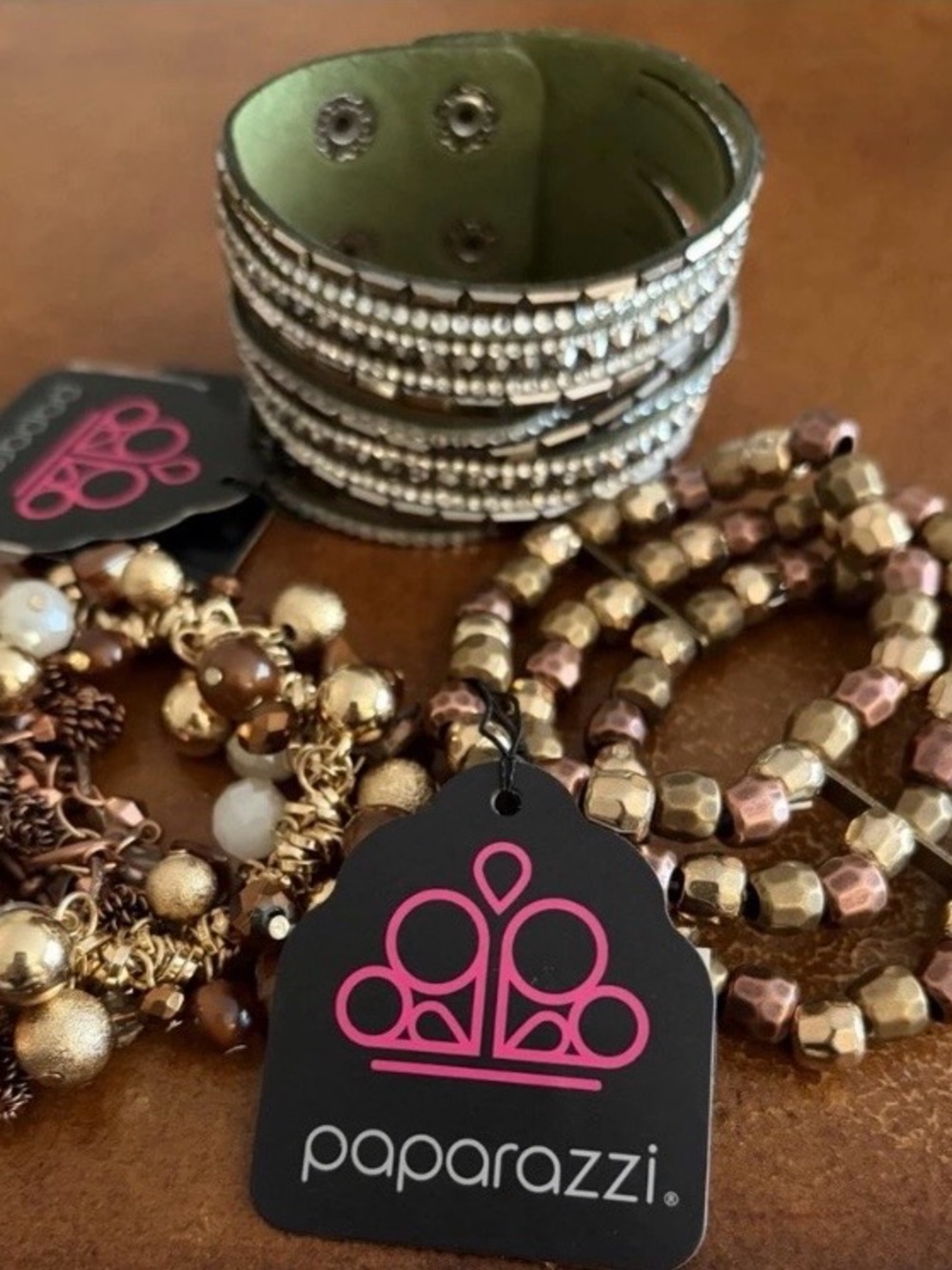 3 NWT Bracelets Paparazzi & Mixit Lots of Sparkle & Fun